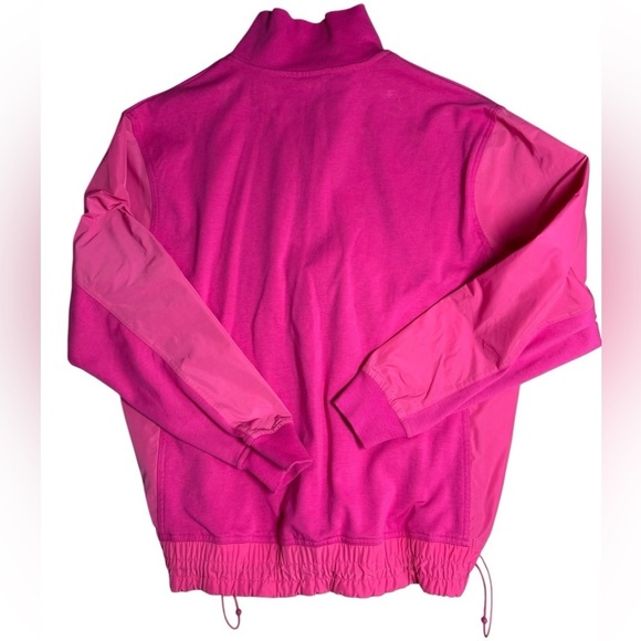 Athleta Triumph Hybrid Half Zip Sweatshirt XS Hot Pink - Picture 5 of 7